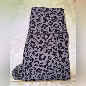 BUNDLE: 2 Elation High Waisted Leopard Athleta Leggings